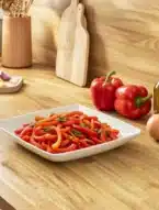 Poêlée de poivrons rouges