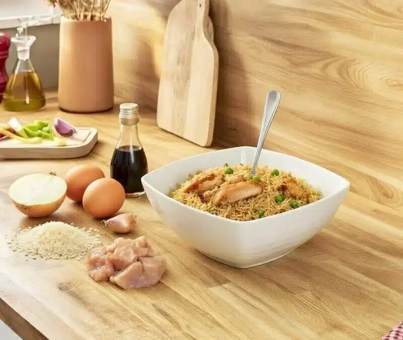 Riz cantonais au poulet