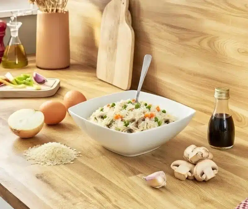 Riz cantonais végétarien