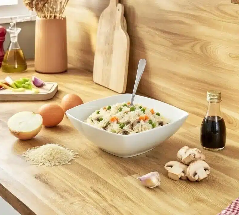 Riz cantonais végétarien